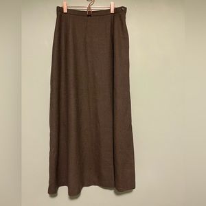 Susan Bristol Long 100% Wool Skirt EUC
